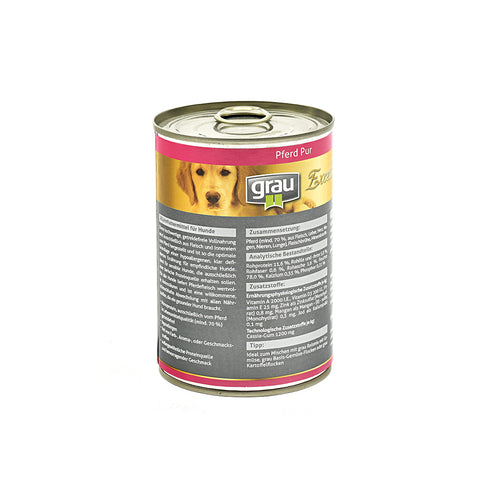 Hrana umeda pentru caini Grau Excellence Adult cu carne de cal 400g